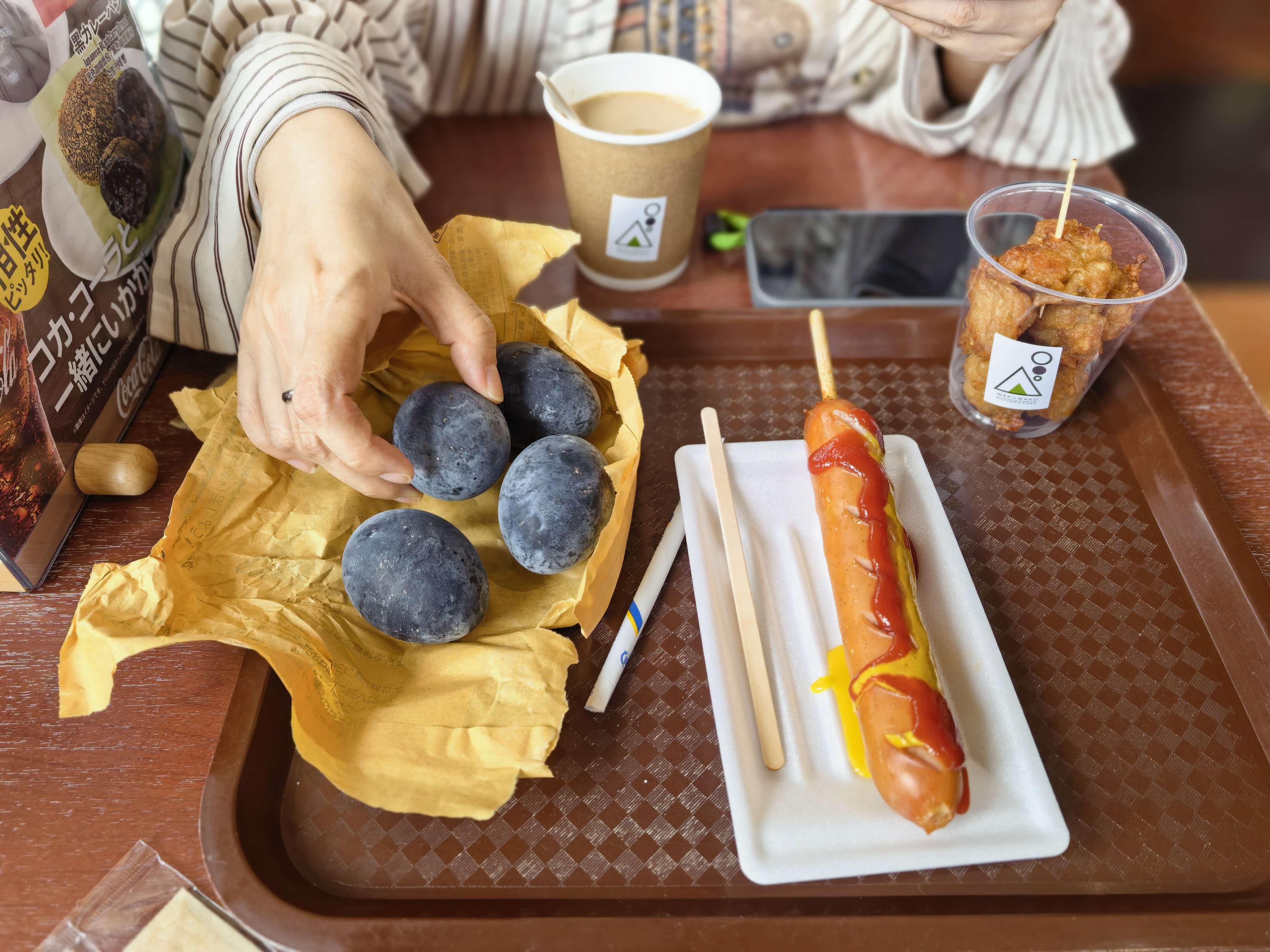 大涌谷的黑鸡蛋